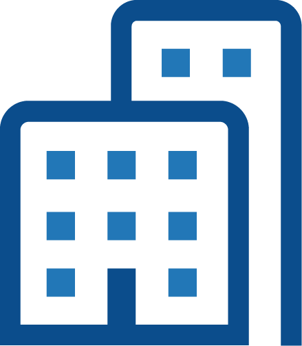 Blue building