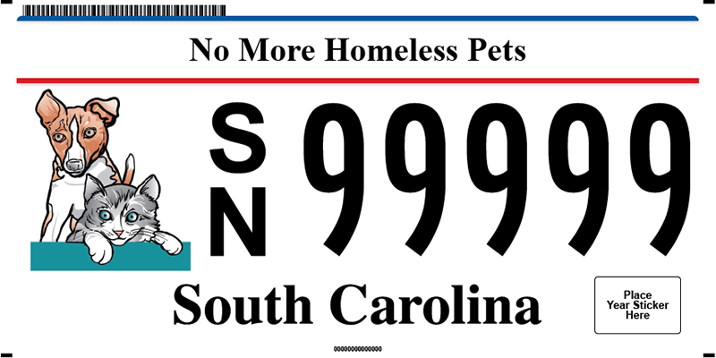 No More Homeless Pets plate