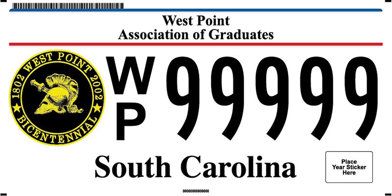 West Point plate